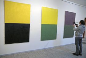 Открытие выставки "Микола Малишко Колір"