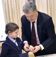 Petro Poroshenko and Maxim Sushchenko