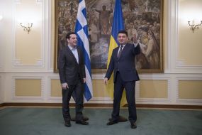 Meeting of Vladimir Groisman and Alexis Tsipras