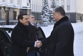 Meeting of Petro Poroshenko and Alexis Tsipras