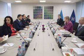 Meeting of Vladimir Groisman and Rose Gottemoeller