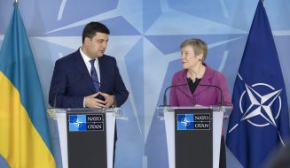 Meeting of Vladimir Groisman and Rose Gottemoeller