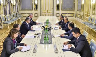 President's meeting with the Foreign Minister of Turkey