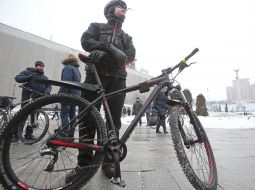 Participants of the action "Bike to work"