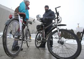 Participants of the action "Bike to work"