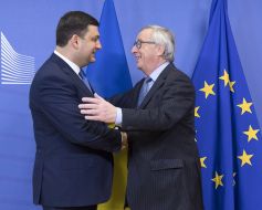Vladimir Groisman and Jean-Claude Juncker