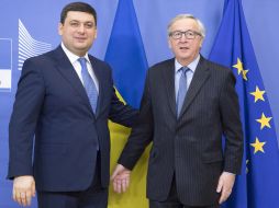 Vladimir Groisman and Jean-Claude Juncker
