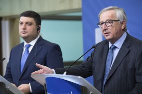 Vladimir Groisman and Jean-Claude Juncker
