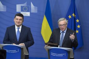 Vladimir Groisman and Jean-Claude Juncker