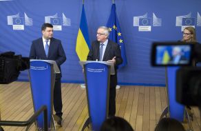 Vladimir Groisman and Jean-Claude Juncker