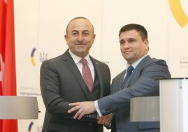 Mevlut Cavusoglu and Pavlo Klimkin