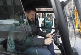 Presentation of special machinery