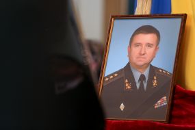 Farewell ceremony with Gennady Vorobyev