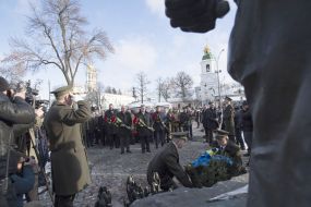 Vitali Klitschko, Andrey Paruby, Petr Poroshenko and Vladimir Groisman
