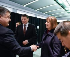Petr Poroshenko and Kersti Kaljulaid