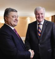Petr Poroshenko and Horst Seehofer