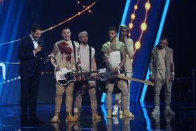 Sergey Prytula and member of the group "O.Torvald"