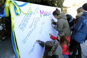 People paid tribute to Heroes Hundreds of Heaven