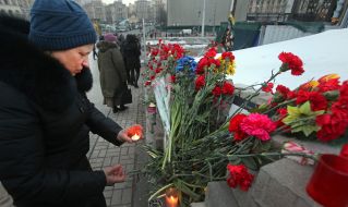 Kyiv residents honored the memory of the Heroes of Heaven