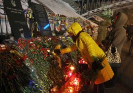 Kyiv residents honored the memory of the Heroes of Heaven
