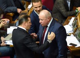 Oleg Lyashko and Viktor Chumak