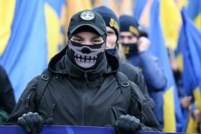 Participants of the "March of National Dignity"