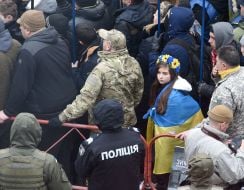 Participants of the "March of National Dignity"