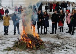 The celebration of of Maslenitsa