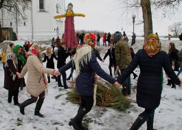 The celebration of of Maslenitsa