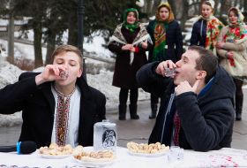 The celebration of of Maslenitsa