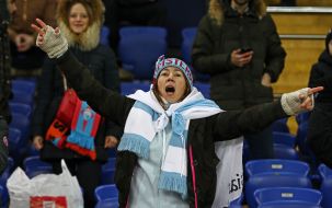 Болельщица ФК "Сельта" (Испания)