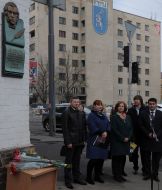 Открытие мемориальной доски писателю Евгению Гребинке