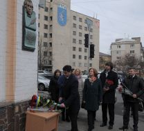 Открытие мемориальной доски писателю Евгению Гребинке