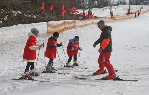 Ski race of people with rare diseases