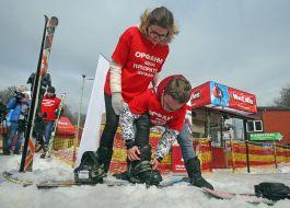 Ski race of people with rare diseases