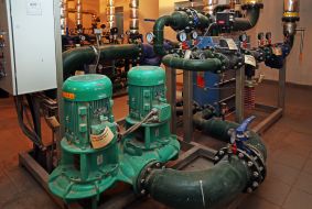 Equipment for hot point in a building