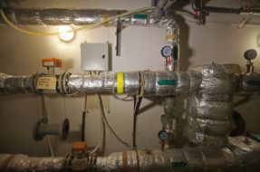 Equipment for hot point in a building