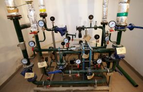 Equipment for hot point in a building