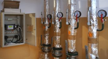 Equipment for hot point in a building