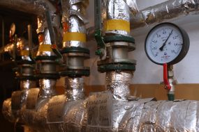 Equipment for hot point in a building