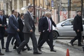 Boris Johnson and Vitali Klitschko