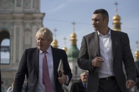 Boris Johnson and Vitali Klitschko