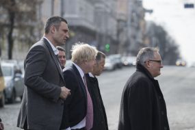 Boris Johnson and Vitali Klitschko