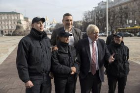 Boris Johnson and Vitali Klitschko