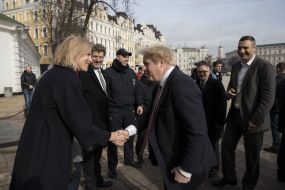 Boris Johnson and Vitali Klitschko