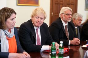 Judith Gough, Boris Johnson and Witold Vaschykovskyy