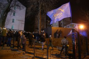 Activists at Solomenskiy District Court