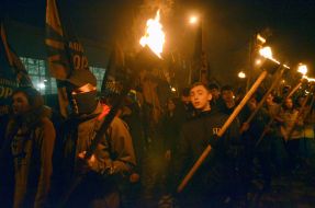 Torchlight procession "Remember the Heroes" in Lviv