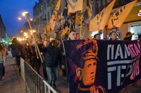 Torchlight procession "Remember the Heroes" in Lviv