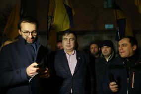 Activists at Solomenskiy District Court